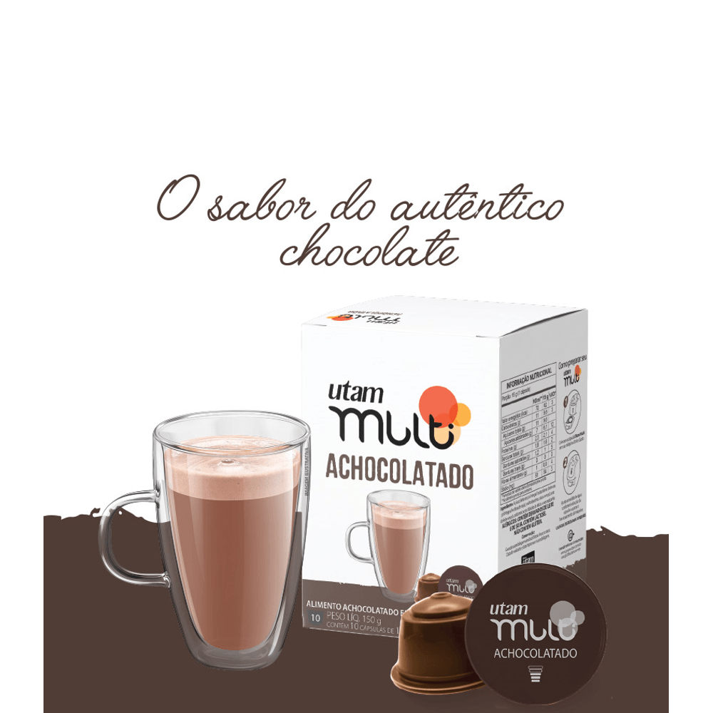 Achocolatado Utam Multi 10 cápsulas - Compatíveis Dolce Gusto®* - Grupo ...